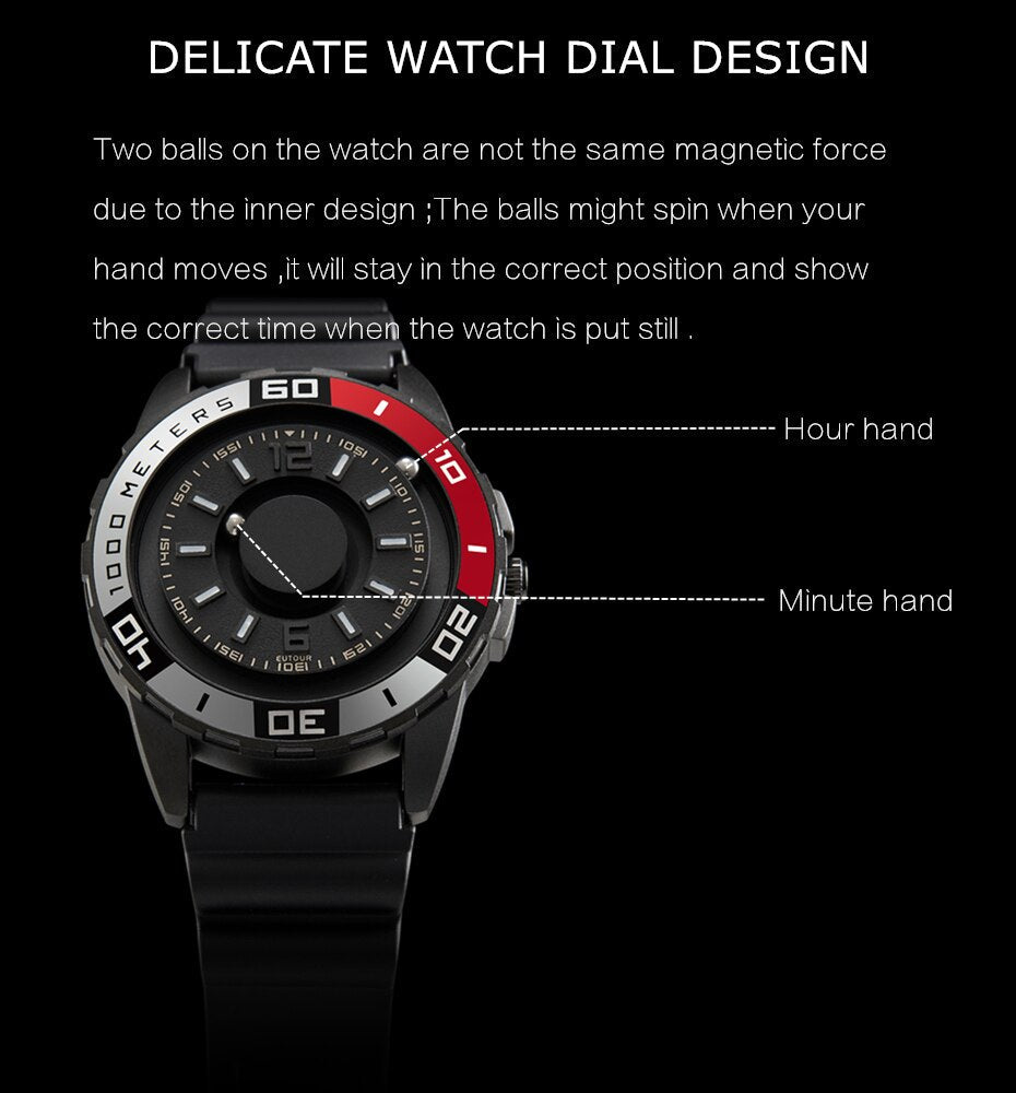 Eutour Magnetic Iron Balls Watch for Men - Premium Watches from Eutour - Just $65.00! Shop now at Dressmycell.com Eutour Magnetic Iron Balls Watch for Men - Premium Watches from Eutour - Just $65.00! Shop now at Dressmycell.com